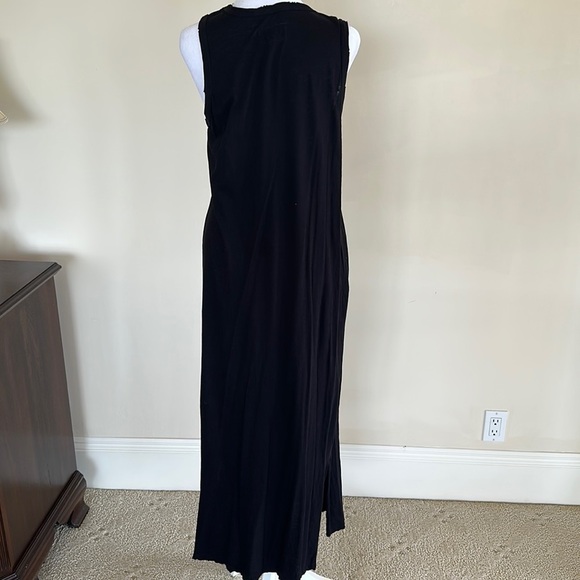 Current/Elliott The Perfect Muscle Tee Dress Black - Picture 5 of 8